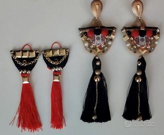 Set di 2 paia di orecchini siciliani 