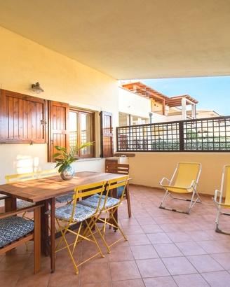 Villetta con veranda e giardino - Rena Majore