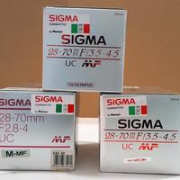 Obiettivi Sigma 28-70 f. 2.8-4 UC MF
