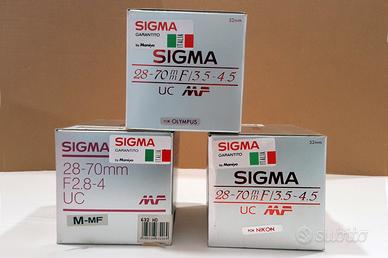 Obiettivi Sigma 28-70 f. 2.8-4 UC MF