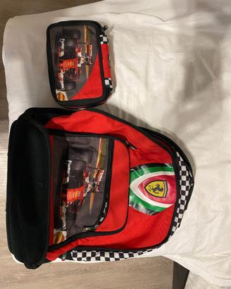 ZAINO SCUOLA FERRARI CON ASTUCCIO
