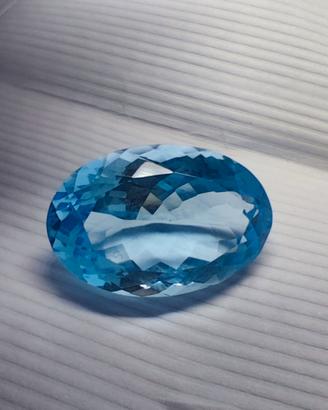 Topazio blu pietra 17, 98 ct naturale 