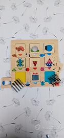 Cavalcabile gonfiabile, puzzle djeco e gioco Goula