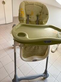 Seggiolone brevi  e fasciatoio