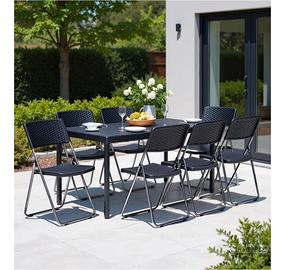 Sedia Da Tavolo Pieghevoli Con Struttura rattan