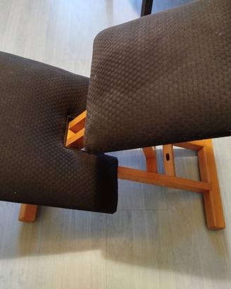 Sedia con appoggio per ginocchia