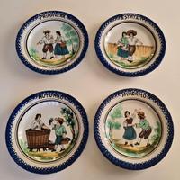 Piatti Porcellana Nove di Bassano, 4 Stagioni
