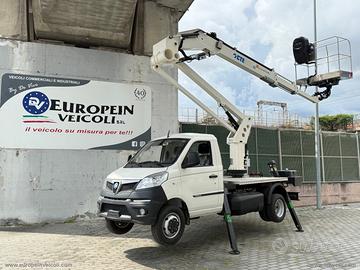 PIAGGIO PORTER PIATTAFORMA AEREA CESTELLO 15 MT NU