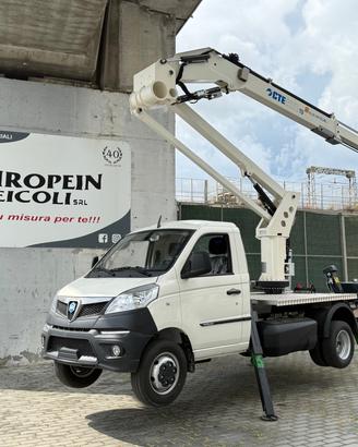 PIAGGIO PORTER PIATTAFORMA AEREA CESTELLO 15 MT NU