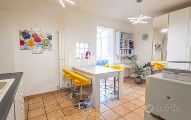 Luminoso attico con grande terrazzo vista mare