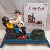 SALVADANAIO SEDIA DENTISTA MECCANICO GHISA FERRO