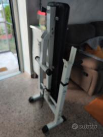 panca con bilanciere 