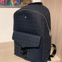 Zaino Montblanc in pelle Blue