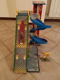 Garage/pista Macchinine in legno