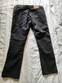 Jeans moto uomo neri