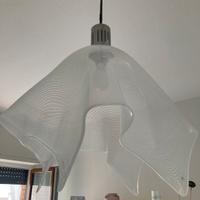 Lampadario bianco/trasparente