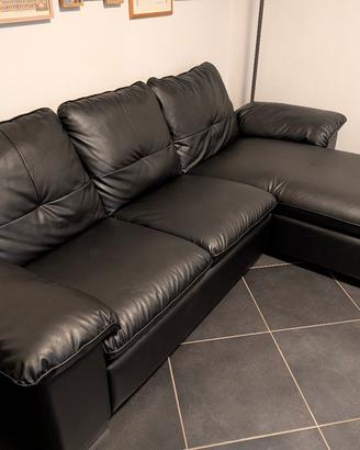 Divano con penisola chaise longue