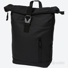 Zaino Roll-Top Waterproof Urban 15L Nero/Verde