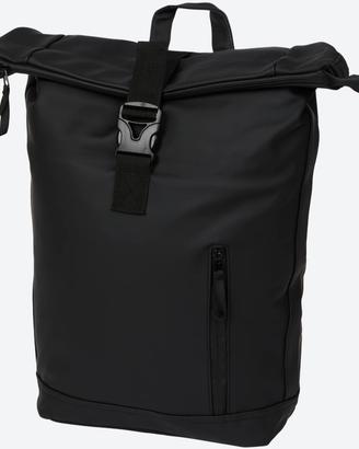 Zaino Roll-Top Waterproof Urban 15L Nero/Verde