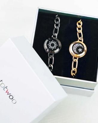 TOTWOO Braccialetti di Coppia Touch