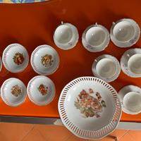 Bevienthal Bavaria porcellana filo d’oro anni 50