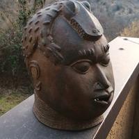 Testa in bronzo Oba Bini