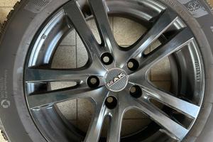 4 cerchi in lega neri MAK + 4 pneumatici invernali