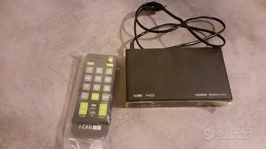 Decoder digitale terrestre HD + telecomando