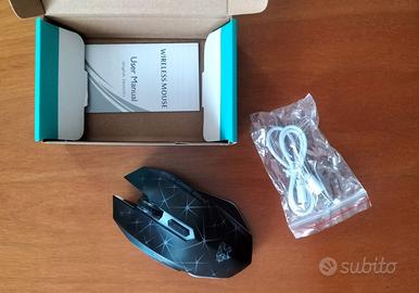 Mouse Laser Wireless ricaricabile