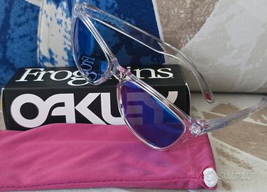 Oakley Frogskins Crystal Clear Prizm Sapphire
