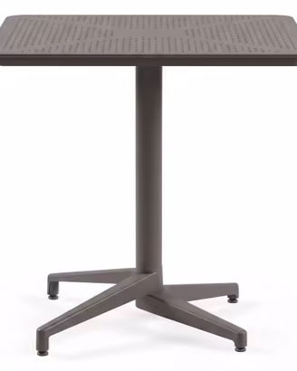 MOONTavoloBar 80x80cm colore MINKGRIGIO da esterno
