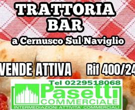 BAR TRATTORIA in piazza centrale di Cernusco s/N