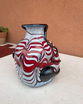 Vaso in vetro di Murano anni 60