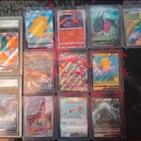 Lotto carte Pokemon rare, Charizard v graad 9, reg