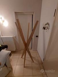 Attaccapanni appendiabiti in legno