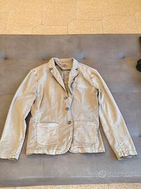 Blazer Yes Zee Giacca Beige Cotone - Unisex 