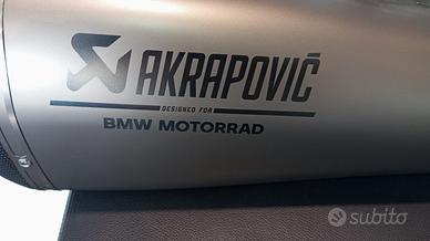 BMW moto scarico sportivo akrapovic R1250RT