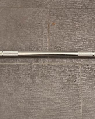 Bilanciere 120 cm peso 7 kg + 2 blocca dischi