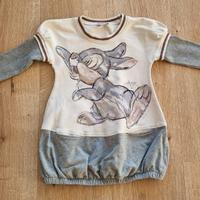 Vestito felpa Monnalisa 12/18 mesi