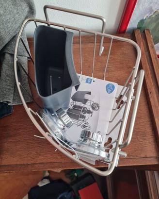 Porta oggetti doccia da appendere Acciaio inox