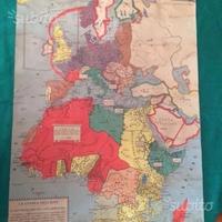 Carta delle operaz. belliche-Guerra ASSE-originale