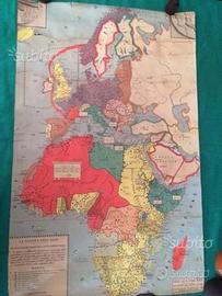 Carta delle operaz. belliche-Guerra ASSE-originale