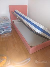 letto singolo contenitore 