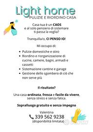 Organizzatrice - collaboratrice domestica