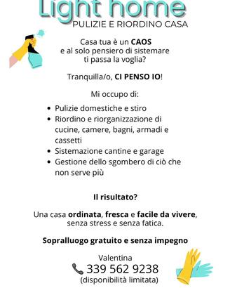 Organizzatrice - collaboratrice domestica