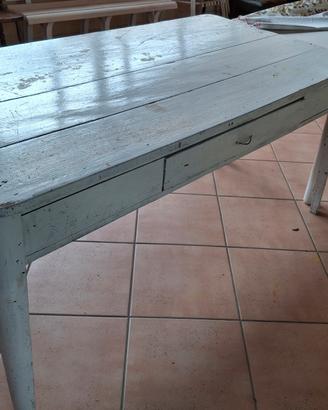 tavolo shabby chic antico