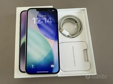 Apple Iphone 14 128gb perfetto batteria 100%