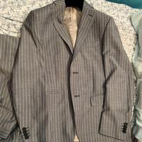 completo gessato grigio 46 Del Mare Enrico Coveri