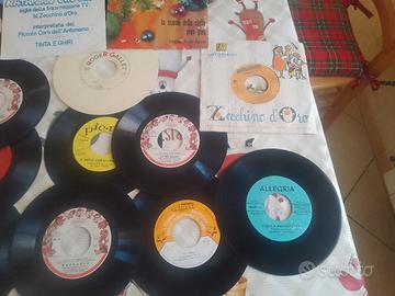fiabe in dischi vinile 45 giri anni '70 + zecchino