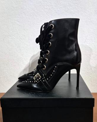 Stivaletti con tacco in pelle, nero, Liu Jo, n.41